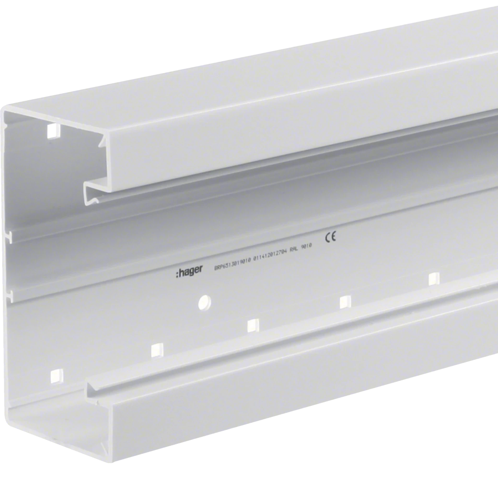 Hager Goulotte d'installation s/halogene 65x1 - BRHP6513019016