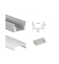 Unibright 200cm m-line low alu + couverc - MLL2MA