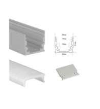 Unibright 200cm m-line standard alu + co - MLS2MA