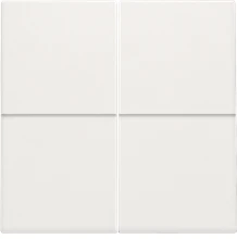 Niko Afwerkingsset voor viervoudige elektronische schakelaar of drukknop, white- 101-31008