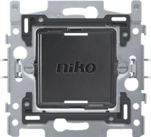 Niko Socle métallique pour interrupteur Zigbee® sans fil sur batterie, 60 x 71 mm, fixation par griffes - 552-72000