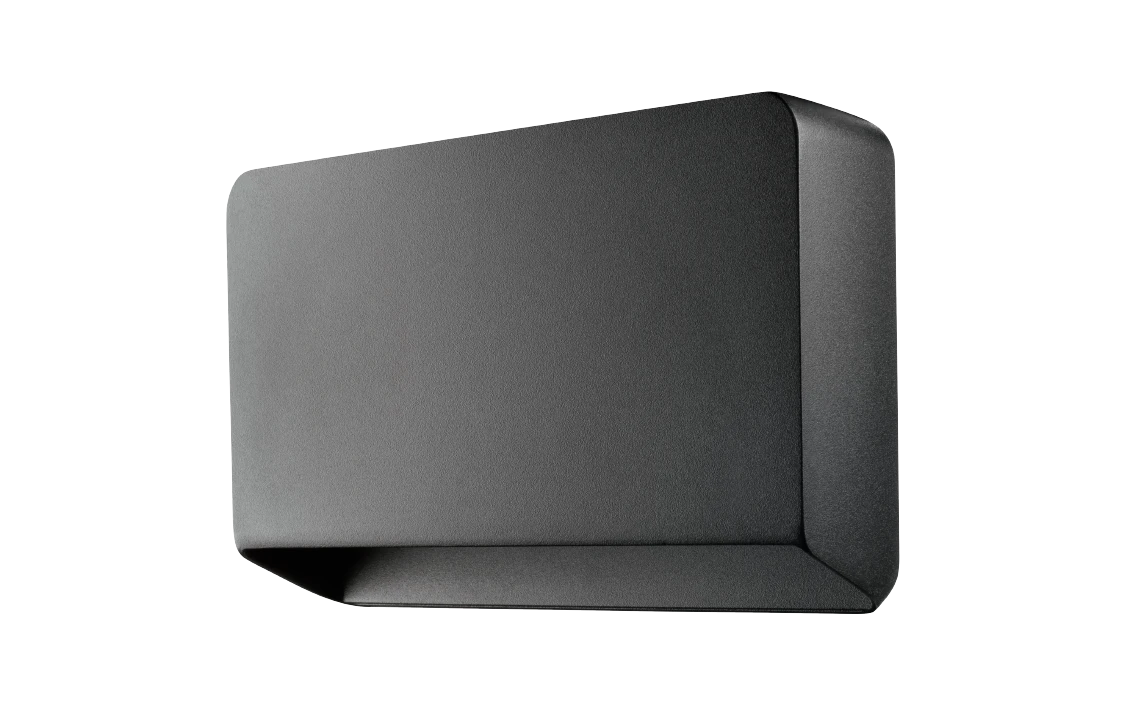 Sg Lighting Applique murale extérieure LED 10 W 2700K noir aluminium dimmable IP65 IK10 230 V classe II - 653604