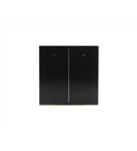 Velbus Module de commande en verre 2 touches domotique - VMBGP2-B-20