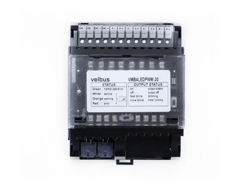 Velbus Vierkanaals PWM LED-dimmer - VMB4LEDPWM-20