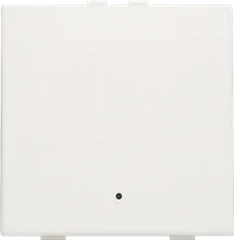 Niko Enkelvoudige drukknop met led en comfortsensoren voor Niko Home Control, white - 101-52201