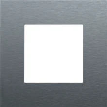 Niko Plaque de recouvrement simple Pure alu blue grey brushed - 226-76100