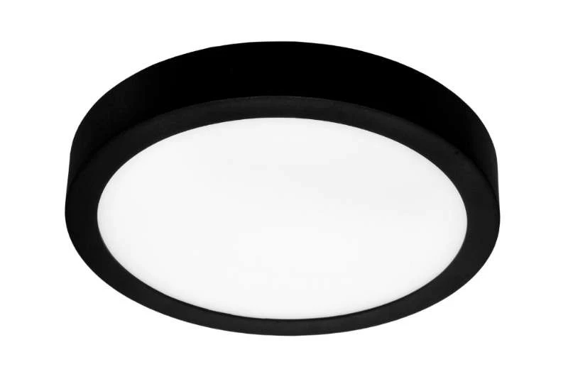Unibright - Moon cct + sensor + noodunit 240mm  18w in zwart 3000k - MN24018WBSECCT
