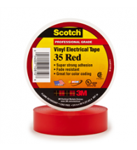 3M 35 scotch pvc rood 19mm x 20m - 7100238735