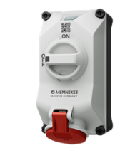 Mennekes Prise murale apparente DUO 16 A 5P 6h 400 V IP44 - M5611506N