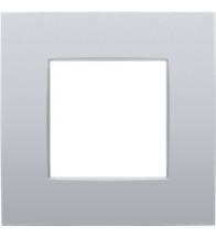 Niko Plaque de recouvrement simple, couleur Niko Intense sterling coated - 132-76100