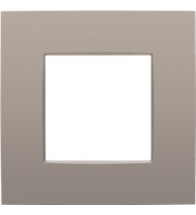 Niko Plaque de recouvrement simple, couleur Niko Intense bronze coated - 134-76100