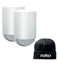 Niko Bewegingsmelder, 230 V, 16 m, 180°, IP54, voor opbouw, wit - 350-20058