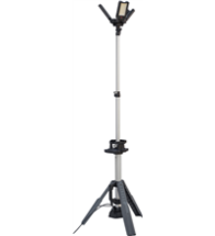 Brennenstuhl Projecteur de chantier LED sur trépied 3 têtes 13500 lm 6500K IP54 câble 5 m H07RN-F 2x1,0 mm² - 1173700008