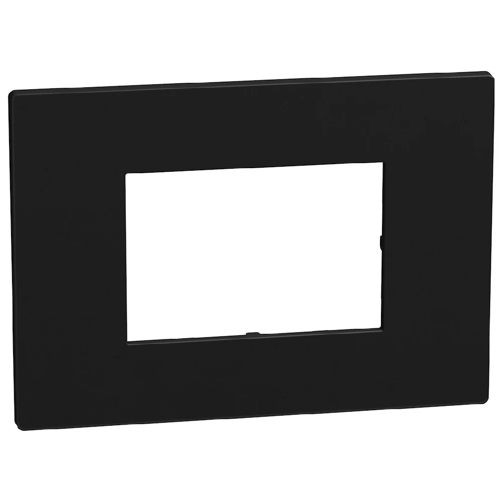 Btcino Lightn plaque 3 mod noir - YA4803DD