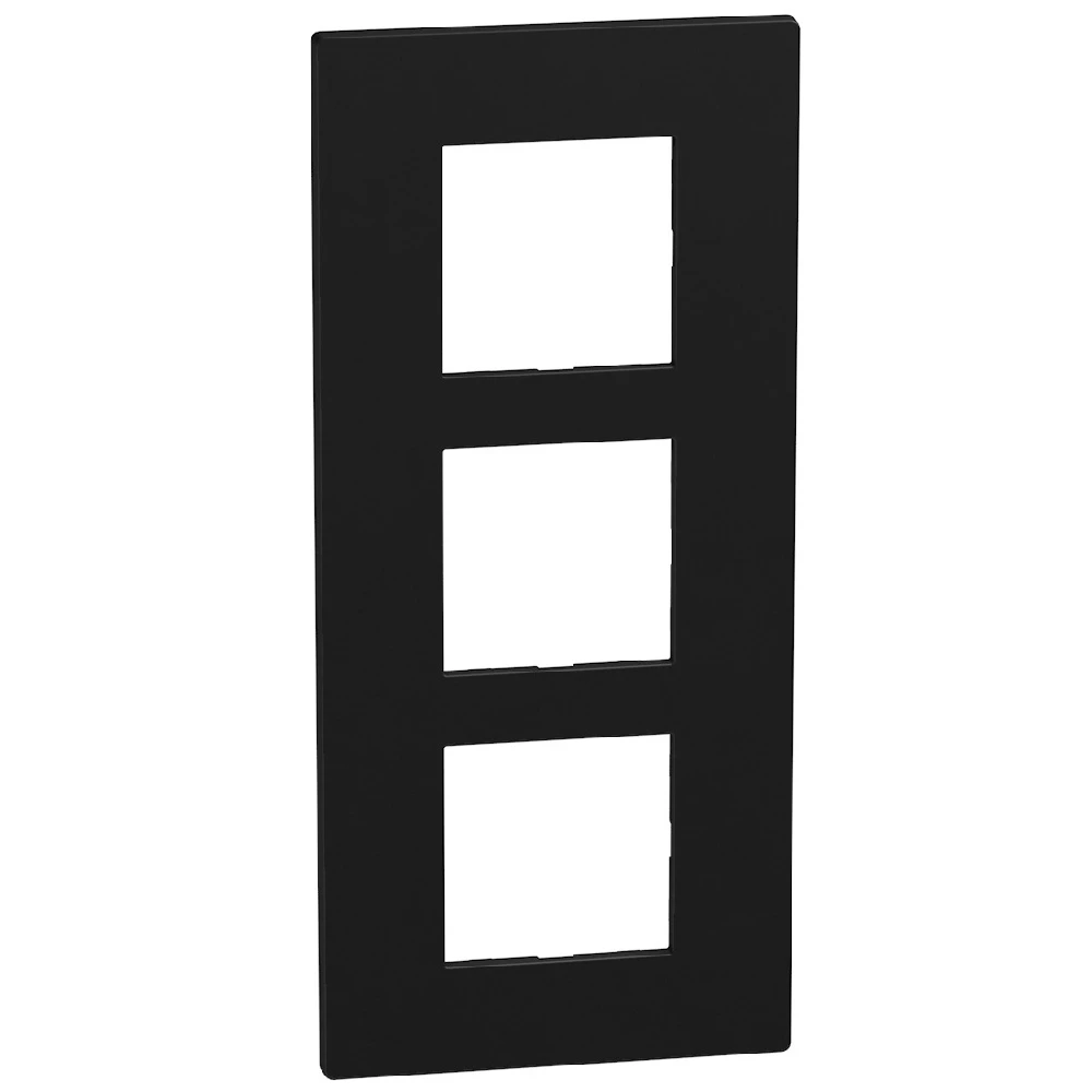 Btcino Light now plaque 2x2 mod 57mm noir - YA4832M3DD
