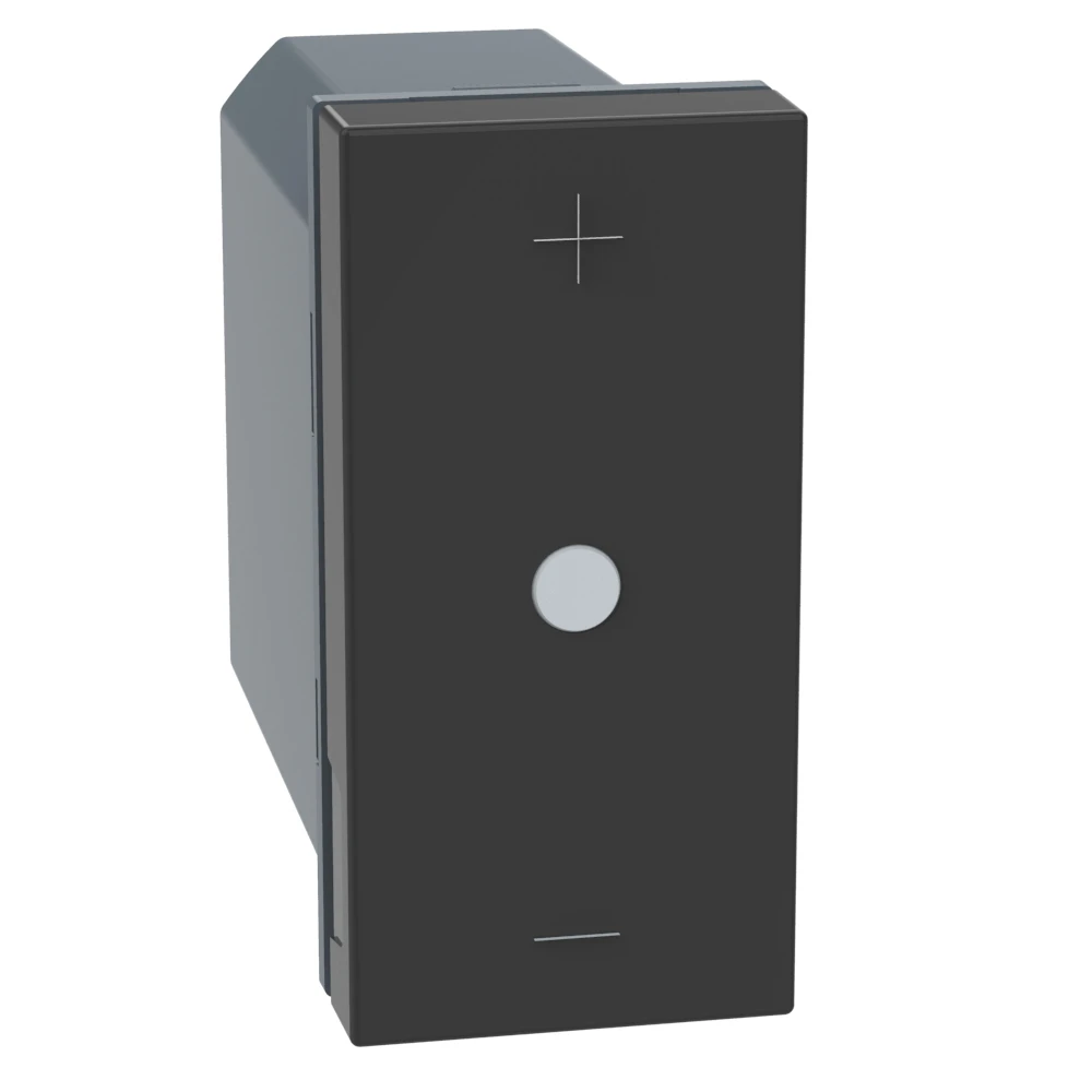 Bticino Light Now variateur 3 fils 150W - 1 module - noir - YD4418