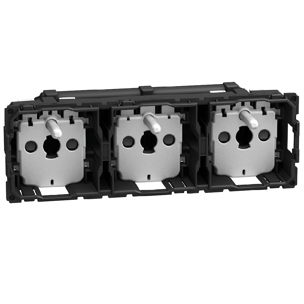 Bticino Light Now prise 3X2P+T affleurante précâblée - 6 modules - composable - Y4142M3AF