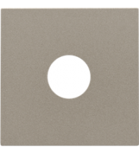 Niko Set de finition pour connexion coaxiale simple pour TV, couleur bronze coated - 123-69102