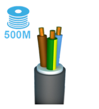 Câble d’installation XVB-CCA 3G2,5 mm² 0,6/1 kV gris Cca s3 d2 a3 - XVB3G2,5B500NEXULTIMO