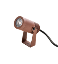 Sg lighting Spot mural extérieur LED corten 8 W 3000K dimmable IP67 550 lm - 630079