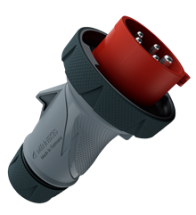 Mennekes Prise industrielle mobile mâle 32 A 5P 6h rouge IP69 - M13660