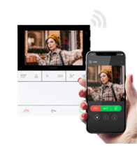 Comelit Moniteur vidéo couleur People wifi poste intérieur - PL6741