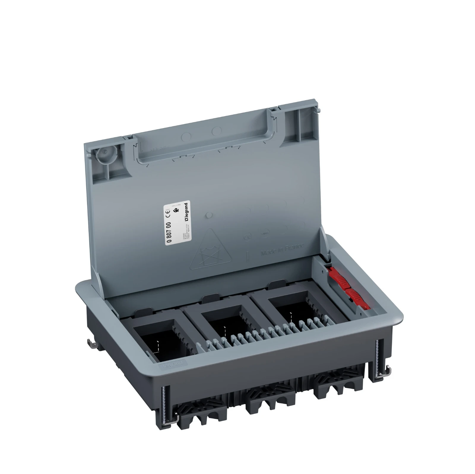 Legrand Boîte de sol avec couvercle pour plancher technique prises data AV - 080700