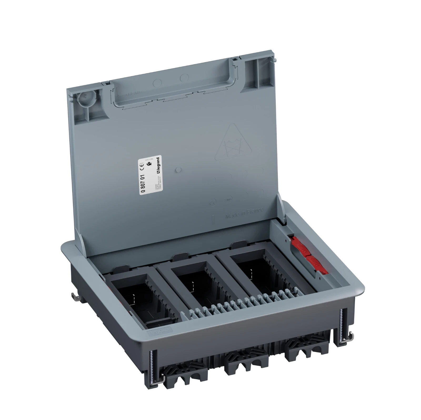 Legrand Vloerdoos met deksel voor verhoogde vloer elektr/audio/video/data - 080701