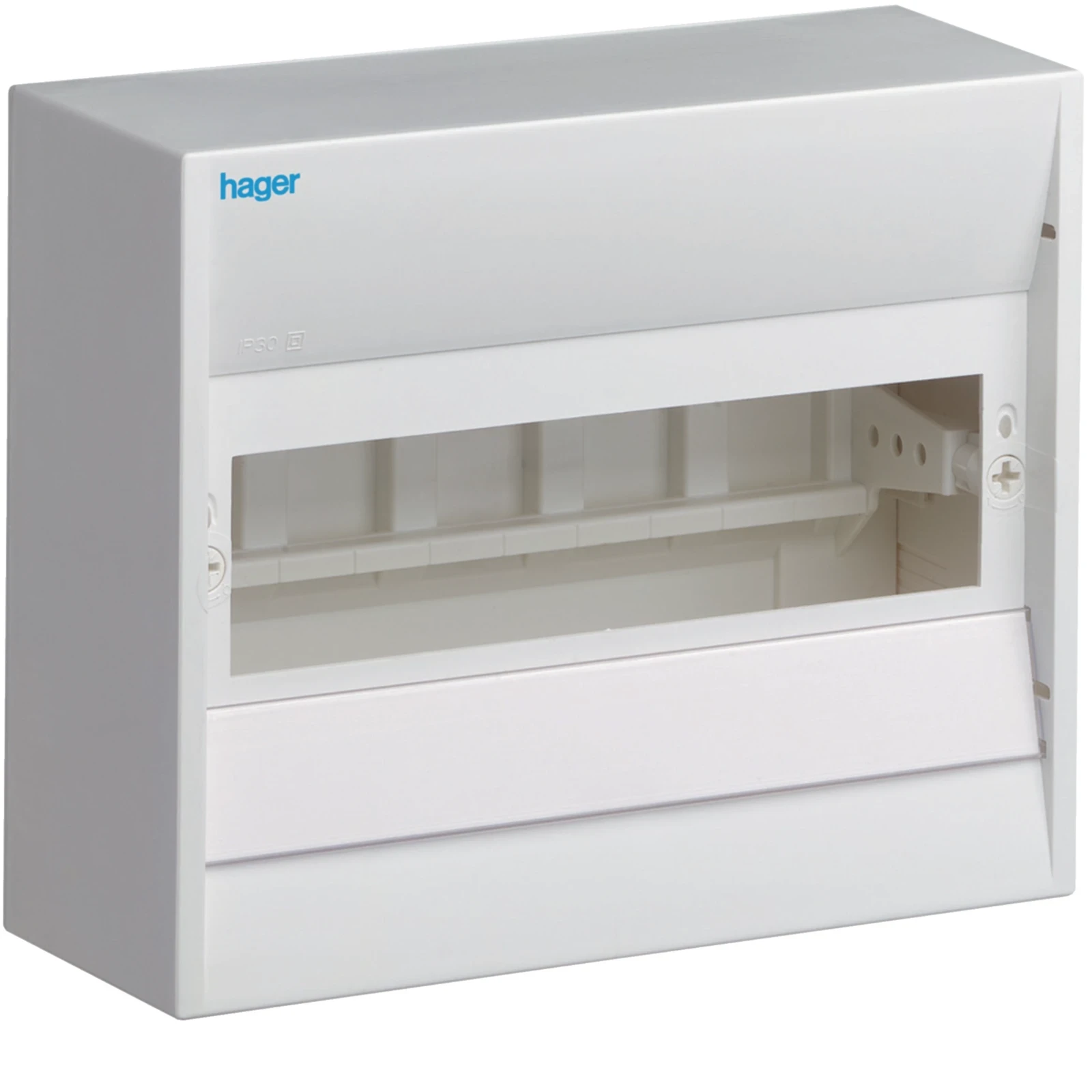Hager Coffret mini cache-bornes pour bornes de raccordement 10 modules - GD110A