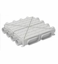 Begetube - Verdeelkast in kunststof laag model 12 x dia 63 + 2x ovalduct