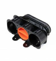 Begetube  CONNECT+ adapter 3 x 63 naar Oval Duct buis - 010010363