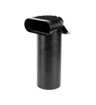 Begetube - Haaks ventielaansluitstuk Oval Duct naar - lang model