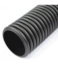 Begetube - Conduit de ventilation noir classique dia. 63 rouleau 50m - 010216350
