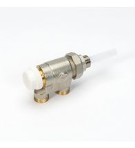 Begetube - Vanne monotube thermostatisable DN 15 (1/2) avec e mbout pour tubes en cuivre M24.