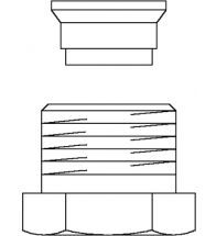 Oventrop - Raccord 2 pièces à compression laiton 15 x 1/2 FF chauffage Ofix