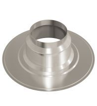 Ubbink Dakdoorvoerplaat plakplaat aluminium D166 H150 - 0146234