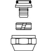 Oventrop - Cofit S klemringkoppeling euroconus voor 16/2 alpex
