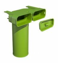 ubbink - ventiel adapter 125 mm AE55 60x130 55m3/h air excellent - 188150