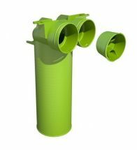 Ubbink - AE48C Ventieladapter bocht 90° Ø125 naar Ø90/75 - 0188380