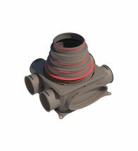 Air Excellent DBOX206 V180 6 aansluitingen 125-200 ubbink (ex 188644)