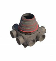 Air Excellent DBOX208 V180 8 aansluitingen diam.  125-200 ubbink (ex 188646)