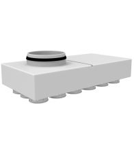 Ventilair - VHVBO 69 180 / Verdeler 18xd.69 onderaansluiting - 2005000490