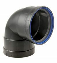 Dyka - Manchon PP coudé 90° 50mm FF noir Homologation BENOR drain/sanitaire - 20056414