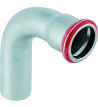 Geberit - Coude Mapress Acier Carbone avec tuyau d’emboiteme nt: 90gr, d=88.9mm - C-Staal