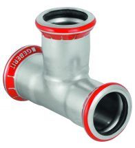 Geberit - Té égal Mapress Acier Carbone: d=22mm - C-Staal