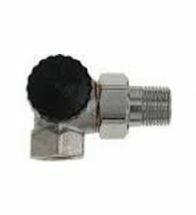 Heimeier - Thermostatische afsl. stand. dubbel haaks links DN10 G3/8