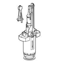 Geberit Vervangklok voor opbouwreservoir AP128 2-toets spoeling - 243.634.00.1