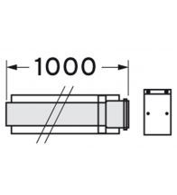 Vaillant - Concentrisch verlengstuk 0,5 m 60/100 mm vu/w TURBOmax plus/pro, TURBOvit- mag