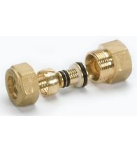 Begetube - Pièce de transition à compression laiton téton dém chauffage Alpex