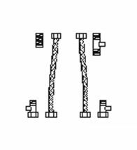 Vaillant Aansluitsetibels (bij vervanging) badverwarmers ex 300723 - 304823